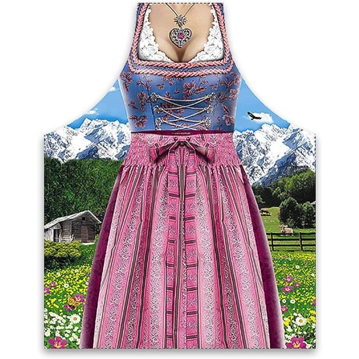 Dirndl Fête Bière 3 Pièces Costume Traditionnel Bavarois Femme 3