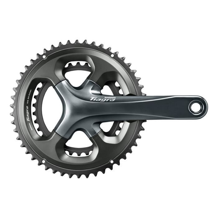 Pédalier Shimano Tiagra FC4700 - Double Plateau - Gris - Adulte