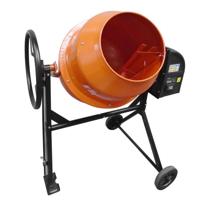 Bétonnière SPARTA - 140 L - 550 W - Electrique
