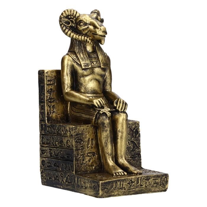 Figurine De Sphinx égyptien En Résine Dorée - Ornement Décoratif Antique