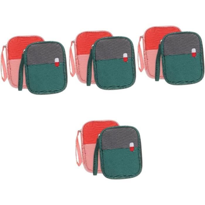Sac à Médicaments De Voyage ALLTIDYUP - Pochette Organisation Comprimés, Étui Pilules Portable