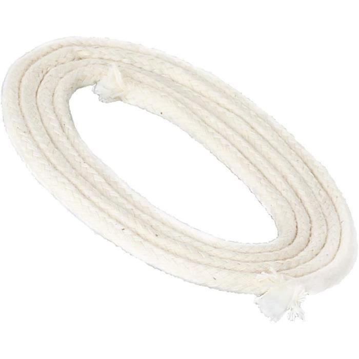 Mèches pour Lampe à Huile, 8M Coton Mèche de Lampe, Meche Lampe à Pétrole, Mèches de Rechange