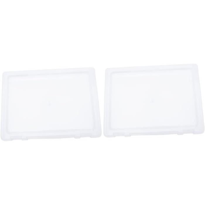 VILLFUL Boîte De Rangement Transparente Pour Documents A4