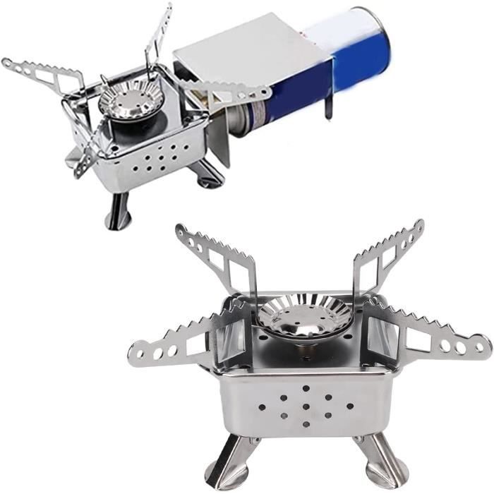 Poêle à Bois Pliable Camping - Acier, Compact, Pour Feu Extérieur - Randonnée, Pêche, Pique-nique