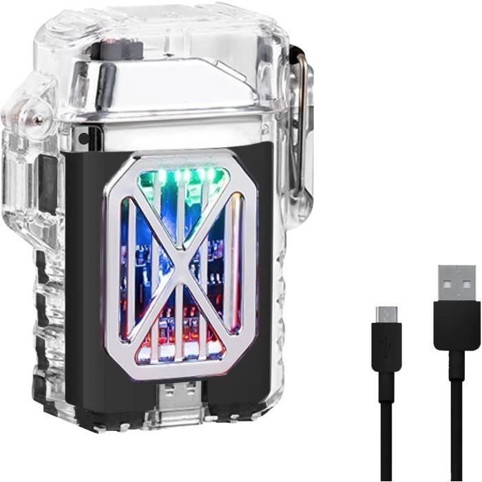 FISHTEC Briquet Arc Électrique Rechargeable En USB Avec Cou