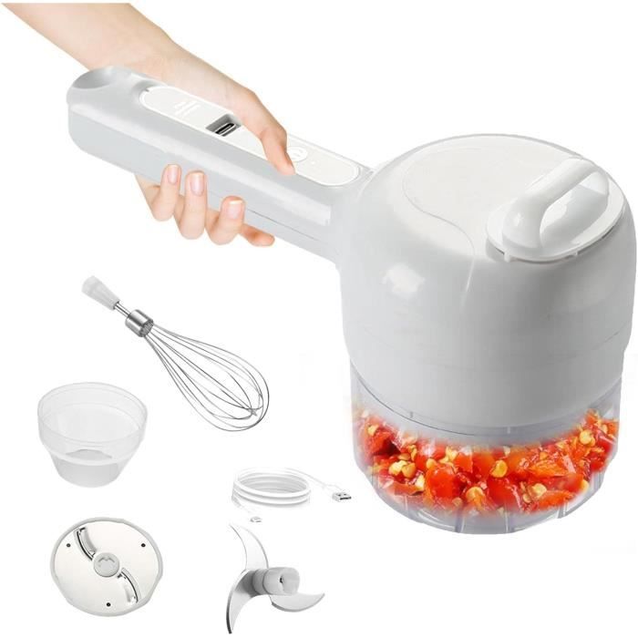 Ensemble de machine à ail batteur à œufs mélangeur USB mélangeur de cuisine mini batteur sur