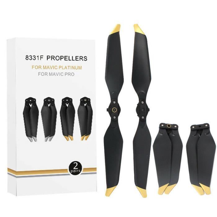 Helices Mavic Pro Tosiicop Hu00e9lice Pour DJI Mavic Pro Platinum 4 Paires De Lames De Rechange Hu00e9lices Drones 436072 Dji Mavic 2 Pro