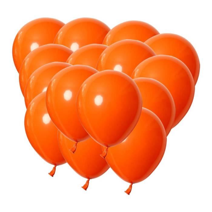 0 Pieces Latex Ballons Baudruche Ballons Gonflable Fete Ballon Ations D Anniversaire Mariage 5 Pouces 12 5cm Orange 38 Cdiscount Maison