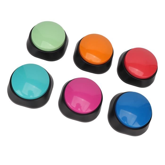 6 Boutons Enregistreurs Vocaux Pour Chien – Appareil D’entraînement, Communication, Jouet éducatif