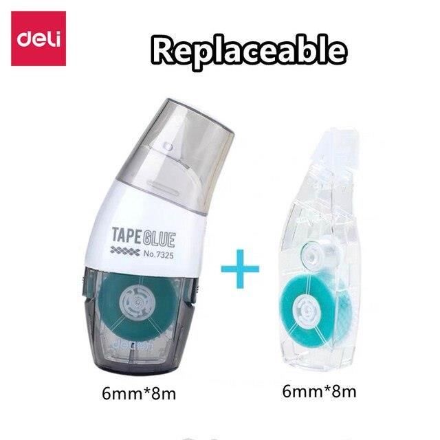 CORRECTEUR,Grey with 1 Refillrouleau adhésif Double face, colle