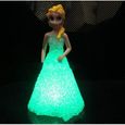 Veilleuse Projecteur Reine des Neiges Disney Lampe enfant  Lampe de LED change de couleur-1