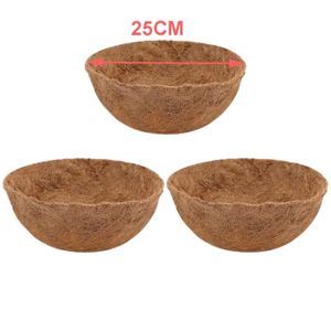 Doublure En Fibre De Coco Naturelle - 61cm De Diamètre - Pour Paniers Suspendus Et Jardinières