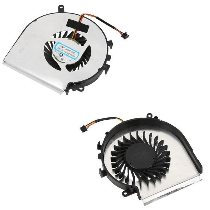 Ventilateur Radiateur CPU Pour MSI GE72, GE62, PE60, GL62, Etc. - Refroidissement Ordinateur Portable - 3 Pins