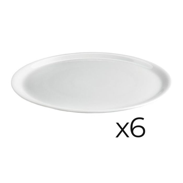 Lot De 6 Assiettes Miniatures En Céramique Blanche - Diamètre 8 Cm, Empilables - Pour Sauces, Condiments, Snacks, Présentation