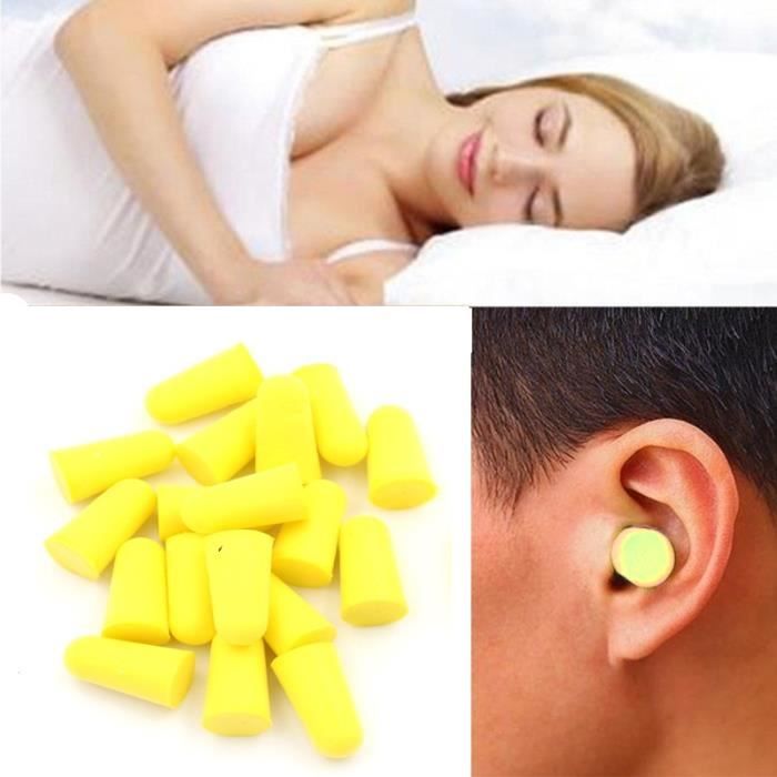50 Paires Bouchons D'Oreilles En Mousse - Anti-bruit Pour Dormir, Étudier, Voyager - Lot Avec Boîte Alu