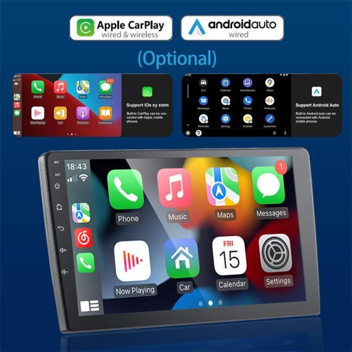 4G+64G Autoradio 2 Din Android Pour Peugeot 3008 2009-2016 - Carplay Sans Fil 9 Pouces GPS WiFi
