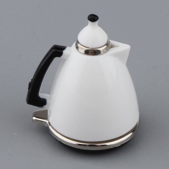 Miniature De Cafetière 1/12 Pour Maison De Poupée – Accessoire Déco En Métal, Réaliste Et élégant, Idéal Pour Collectionneurs Adultes Et Passionnés De Miniatures