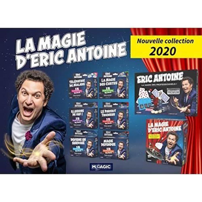 Coffret de magie Megagic Premium Eric Antoine EAD Noir pour enfant -  Cdiscount Jeux - Jouets