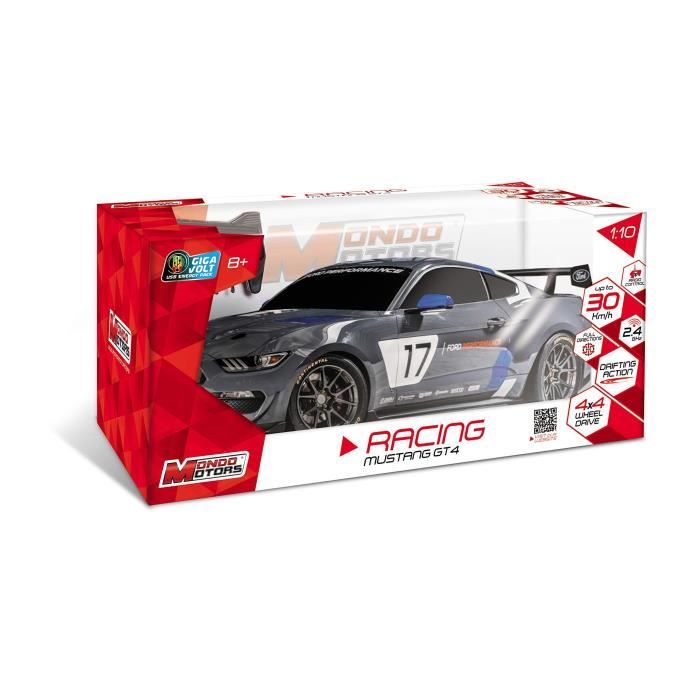 MONDO MOTORS Voiture radiocommandee Ford Mustang GT4 R C 1 10 eme
