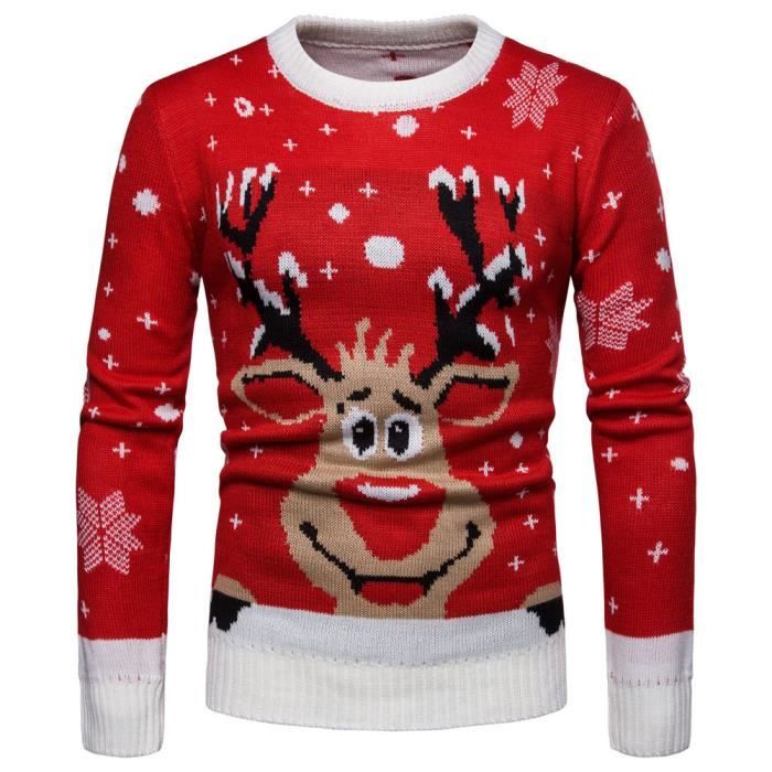 Pull de noel homme avec renne online