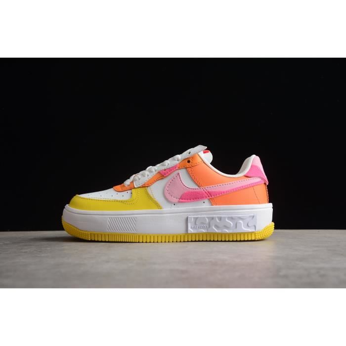Air force one outlet shadow jaune et rose