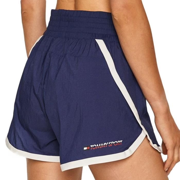 Short Marine Femme Tommy Hilfiger Woven Bleu Cdiscount Pr t Porter