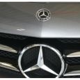 Logo Étoile Badge Hood, Fronde Voiture en Alliage de Zinc Ornement de Capot emblème Chrome d'Eagle Badge Logo 3D pour Mercedes Benz-2