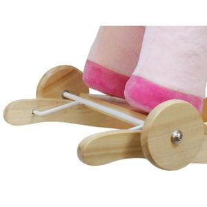 JOUET À BASCULE Dunjo® Licorne à bascule avec roulettes et mélodie