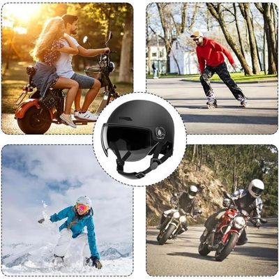 Cornes De Diable Décoratives Pour Casque De Moto Ou Vélo – Lot De 2, Fixation Par Ventouse Ou Adhésif Double Face, Noir, 4 X 3 Cm