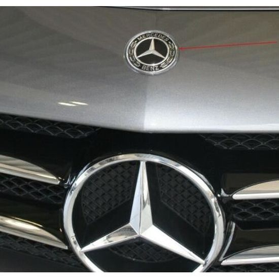 Logo Badge Capot, Voiture en Alliage De Zinc Fronde Ornement De Capot  Emblème Chrome Aigle Insigne Logo 3D pour Mercedes Benz Classe - Cdiscount  Auto
