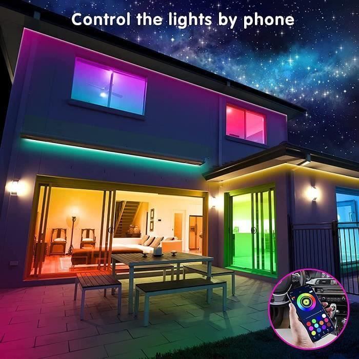 FUNNING-Ruban LED 15M LED Chambre Bande LED RGB Bandeau Leds pour Chambre  Intelligent LED Lumineuse Bluetooth Contrôlé par APP du 2 - Cdiscount Maison