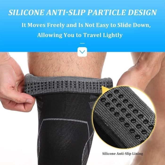 Manchons De Compression Aesy Pour Cyclisme Homme - Protection UV, Respirants - Tailles M à XXL