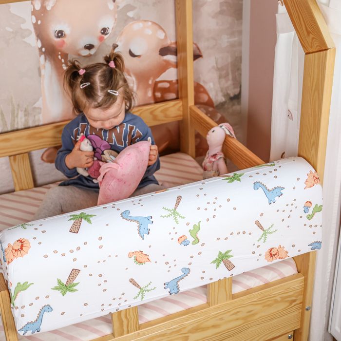 Tour de lit bebe protection enfant 90 cm -respirant protege-lit bord en  mousse Dinosaure Coton - Cdiscount Puériculture & Eveil bébé