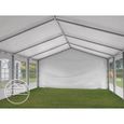 Tente de réception TOOLPORT 3x2m - Blanc - PE 180g/m² - Imperméable-3