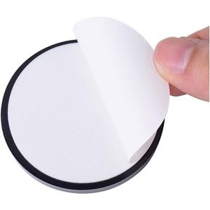 4 Catadioptres Ronds Rouges 60mm AOJO - Réflecteurs Adhésifs Pour Remorques Et Caravanes