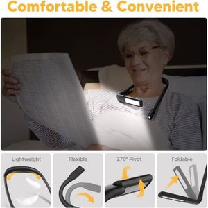 Lampes de lecture à LED, lumière d'étude veilleuse livre lumière signet