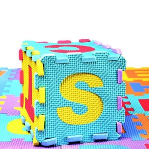 Tapis Puzzle Enfant 18 Pièces – BIECO – Tapis D'éveil XXL – Bois – Multicolore – Dès 6 Mois