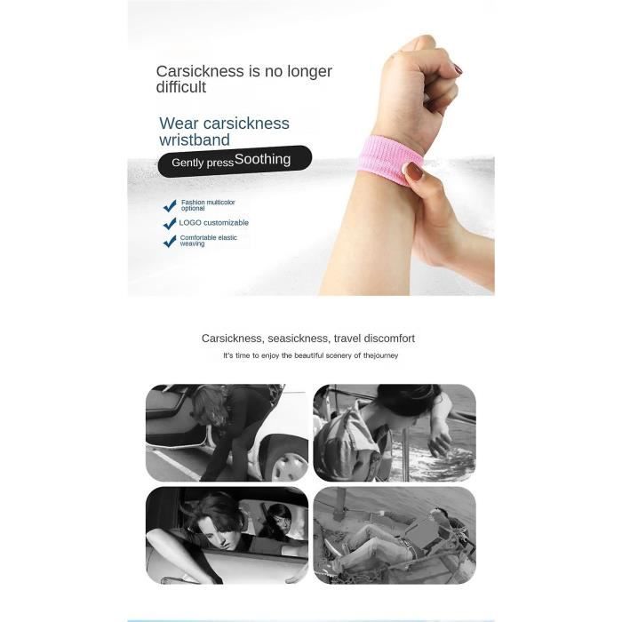 Sea-Band Bracelet anti-nausée d'acupression pour adulte - 1 paire (la  couleur peut varier) : Amazon.ca: Santé et Soins personnels