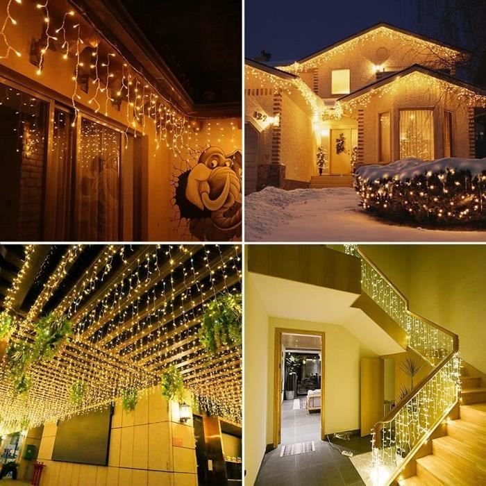 Guirlande Lumineuse de Noël Connectable 10M avec 400 LED Étanches