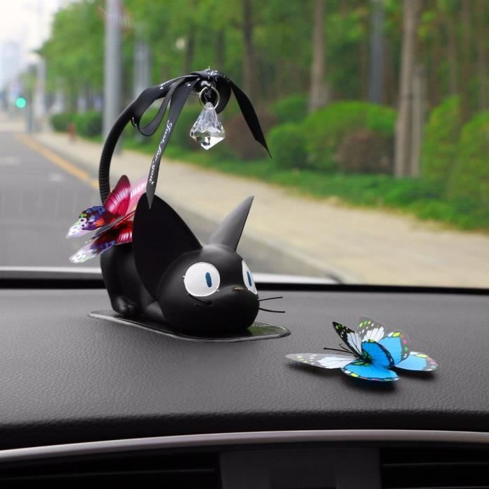 OBJET DECORATIF,--Pendentif de voiture créatif mignon branche chat  rétroviseur pendentif décoration intérieure de voiture pour fille -  Cdiscount Maison