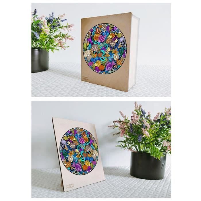 L'Arbre Du Monde Puzzles En Bois Pour Adultes 500 Pièces Jeu De Puzzle