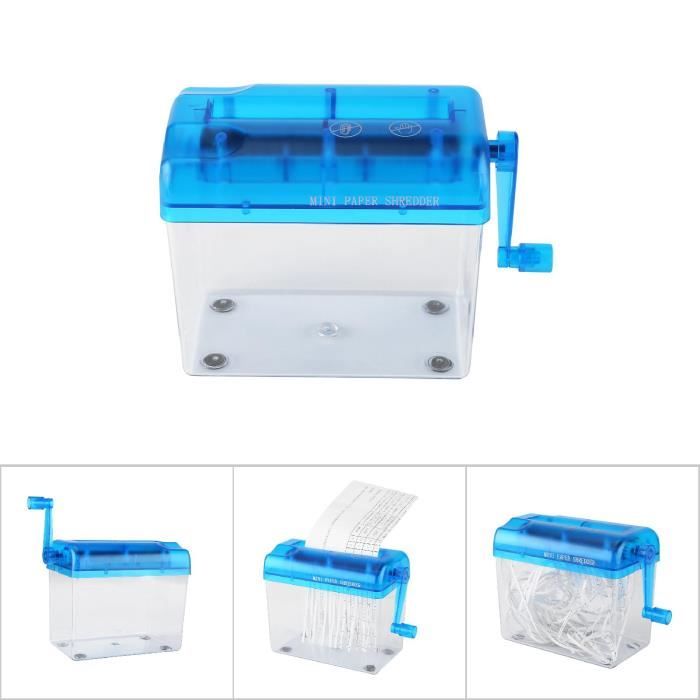 Déchiqueteuse De Papier Portable USB Mini A6/A4 Plié Avec Ouvre-Lettres Et Corbeille - Parfaite Pour Bureau, Maison & École
