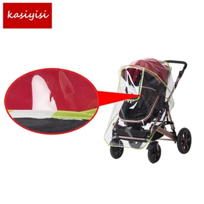 Capote discount poussette double