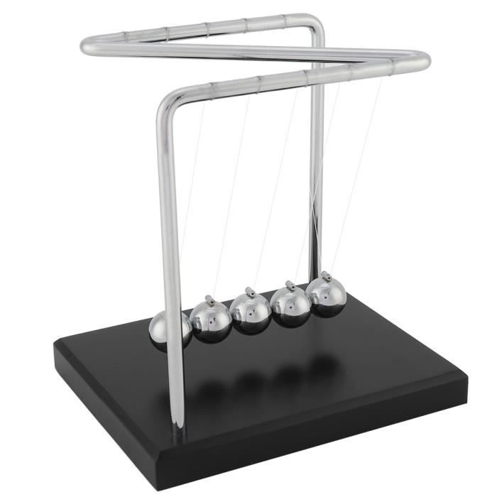 Balancier Newton En Métal - Boules En Rotation Perpétuelle - Neuf - TotalCadeau