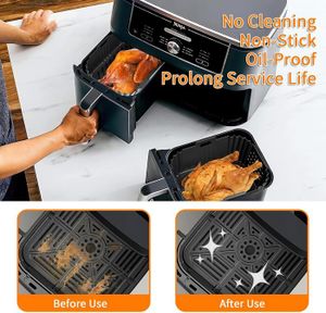 6 Pieds En Silicone Pour Panier D'air Fryer - Anti-dérapants, Augmentent La Hauteur Pour Une Cuisson Uniforme