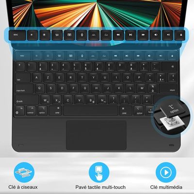 Clavier Magic Keyboard Pour IPad Pro 13 M4 2024 – Bluetooth AZERTY, Neuf