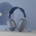 Taille Bleu casque de jeu sans fil Air 4 Max Pod P9 Plus, avec Microphone, avec partage Audio, basse profonde, antibruit-0