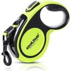 AUDEN COSMA Laisse Chien Enrouleur pour Gros Chien Jusqu'à 50kg, Ruban en Nylon Solide Extensible à 5M, Rétractable avec Coutures réfléchissante