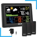 MAXLABER Station Météo Numérique Connecté Sans Fil Thermometre Exterieur Hygromètre Tendance Prévision 3 Capteurs Extérieurs