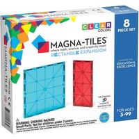 Magna-Tiles Expansion Set rectangulaire - The Original Magnetic Building Tiles for Creative Open-Ended Play, Educational Toys